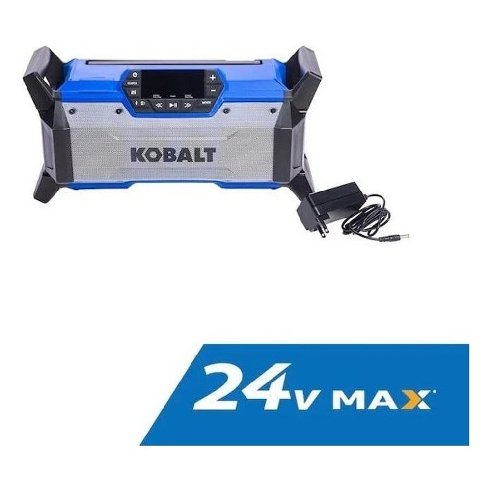 Kobalt 24V‎ Max Jobsite Digital Radio Bluetooth AM/FM KJR 124B-03 New